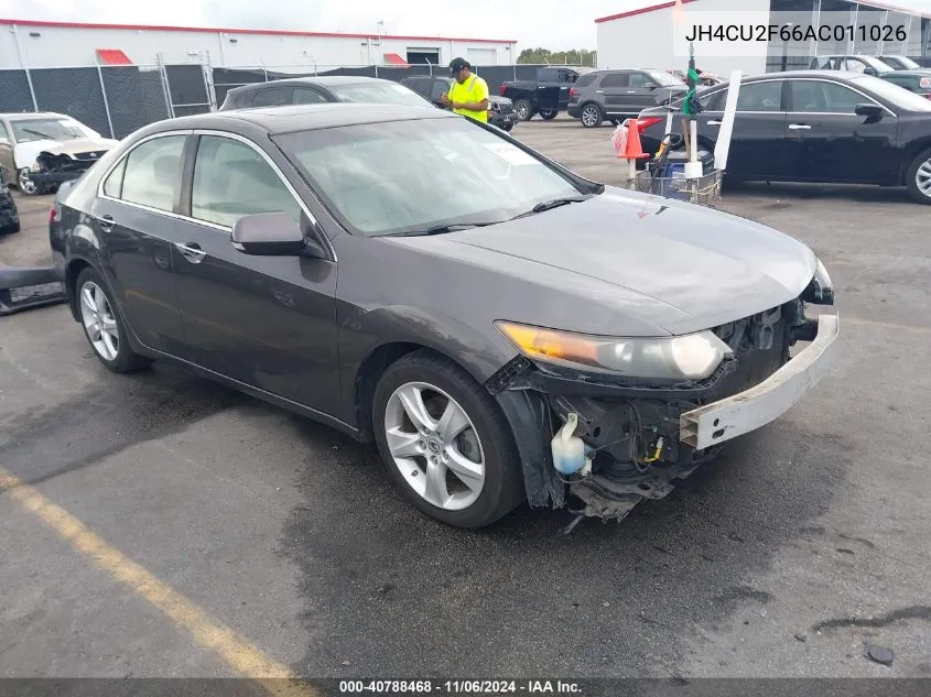 2010 Acura Tsx 2.4 VIN: JH4CU2F66AC011026 Lot: 40788468