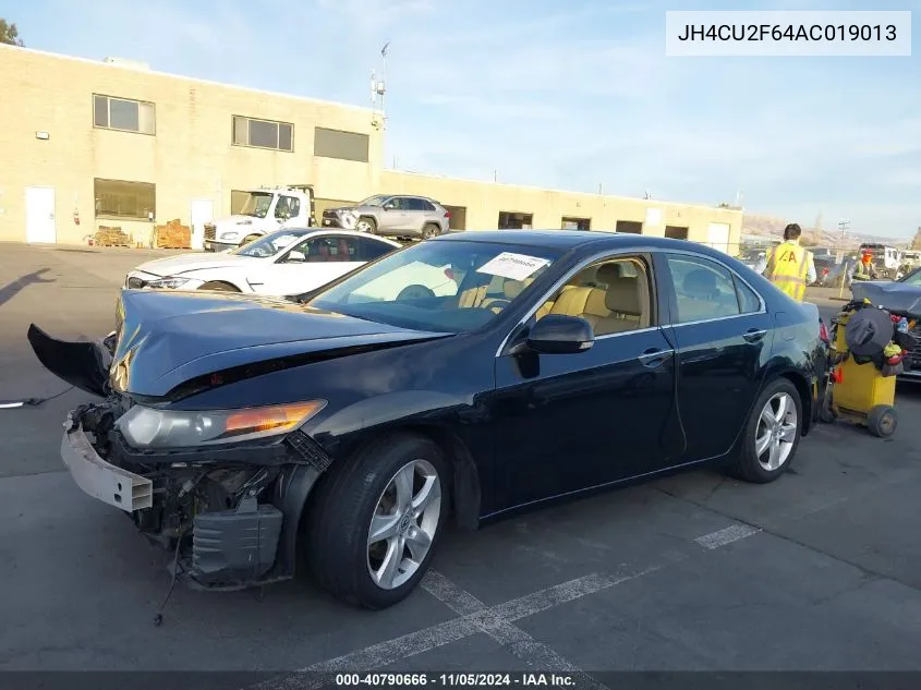 2010 Acura Tsx 2.4 VIN: JH4CU2F64AC019013 Lot: 40790666