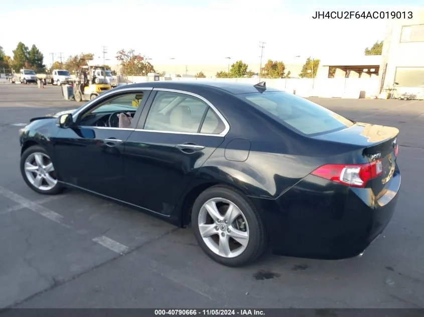 2010 Acura Tsx 2.4 VIN: JH4CU2F64AC019013 Lot: 40790666