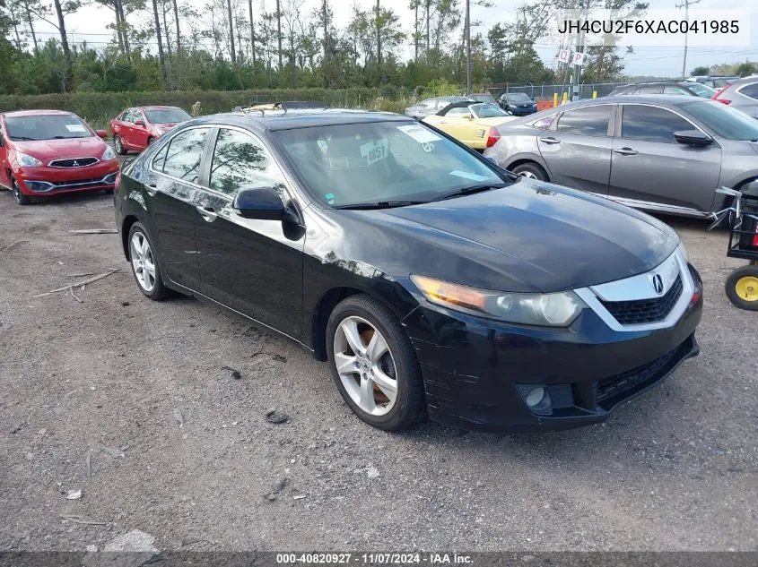 2010 Acura Tsx 2.4 VIN: JH4CU2F6XAC041985 Lot: 40820927