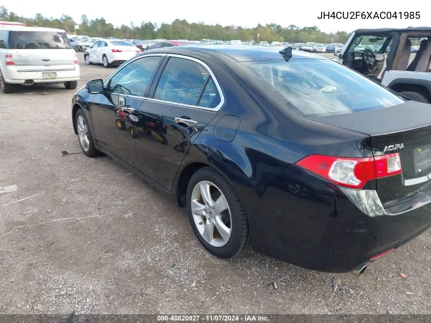 2010 Acura Tsx 2.4 VIN: JH4CU2F6XAC041985 Lot: 40820927