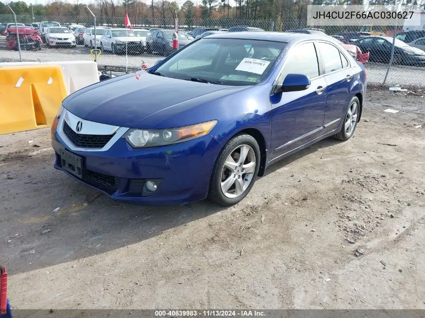 2010 Acura Tsx 2.4 VIN: JH4CU2F66AC030627 Lot: 40839983