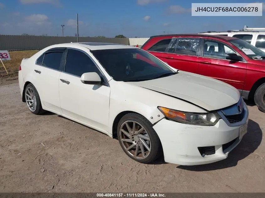 2010 Acura Tsx 2.4 VIN: JH4CU2F68AC006278 Lot: 40841157