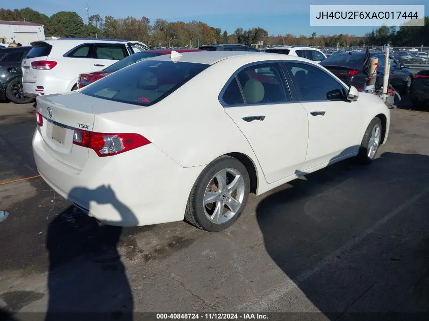 JH4CU2F6XAC017444 2010 Acura Tsx 2.4