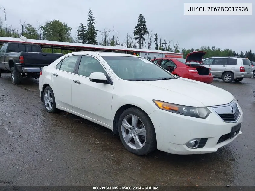 JH4CU2F67BC017936 2011 Acura Tsx 2.4