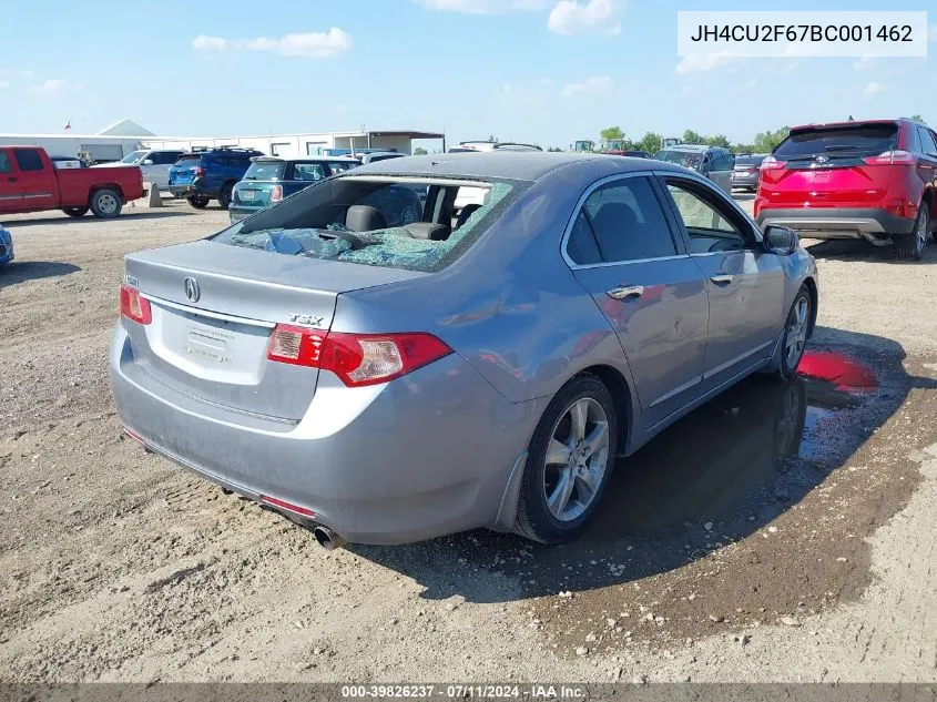 2011 Acura Tsx 2.4 VIN: JH4CU2F67BC001462 Lot: 39826237