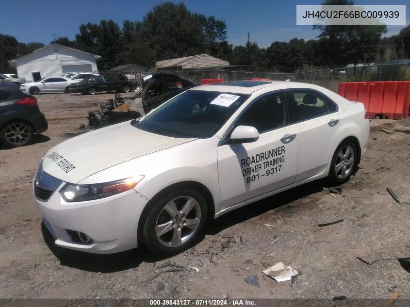 2011 Acura Tsx 2.4 VIN: JH4CU2F66BC009939 Lot: 39843127