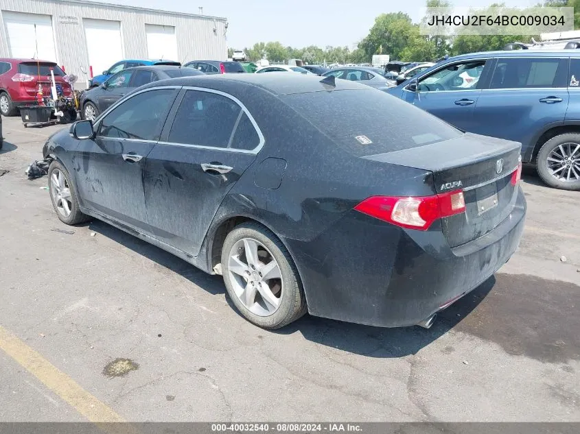 2011 Acura Tsx 2.4 VIN: JH4CU2F64BC009034 Lot: 40032540