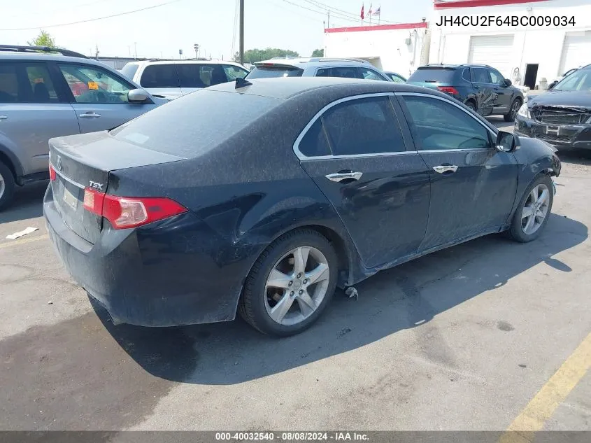 2011 Acura Tsx 2.4 VIN: JH4CU2F64BC009034 Lot: 40032540