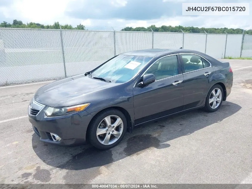 JH4CU2F67BC015720 2011 Acura Tsx 2.4