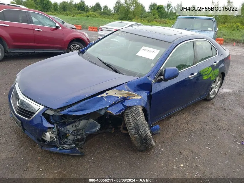 2011 Acura Tsx 2.4 VIN: JH4CU2F65BC015022 Lot: 40056211