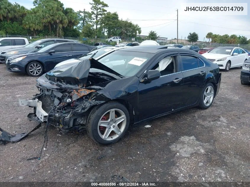 2011 Acura Tsx 2.4 VIN: JH4CU2F63BC014709 Lot: 40088595