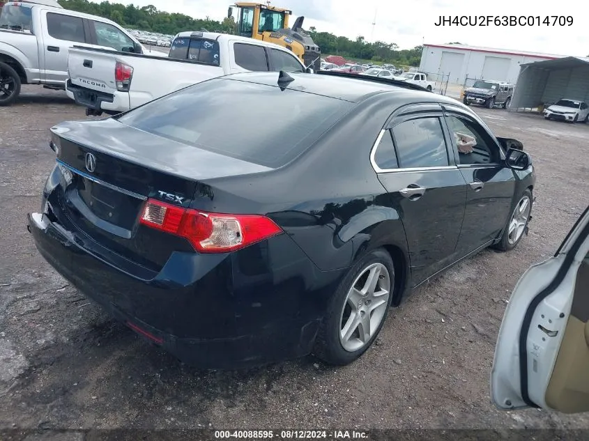 2011 Acura Tsx 2.4 VIN: JH4CU2F63BC014709 Lot: 40088595