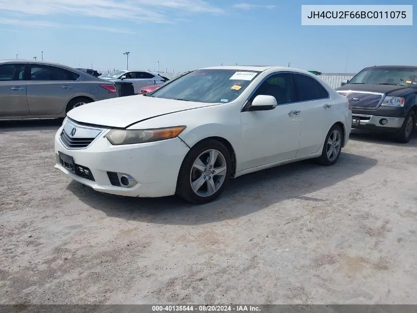 2011 Acura Tsx 2.4 VIN: JH4CU2F66BC011075 Lot: 40135544