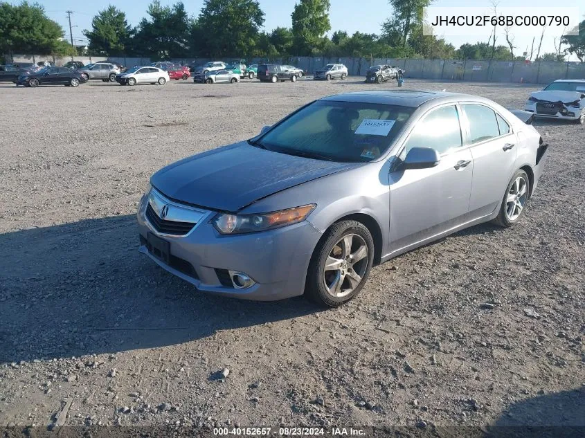 JH4CU2F68BC000790 2011 Acura Tsx 2.4