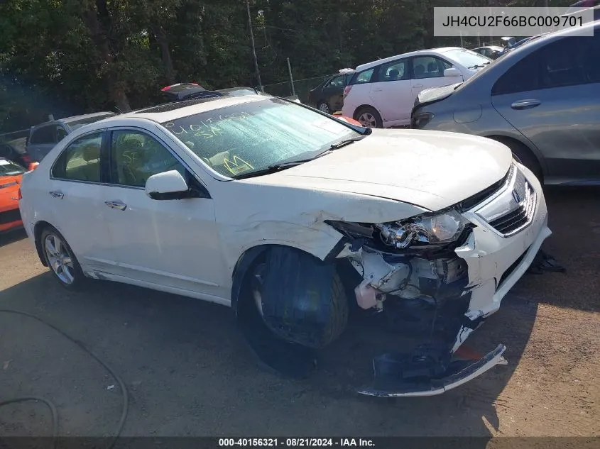 2011 Acura Tsx 2.4 VIN: JH4CU2F66BC009701 Lot: 40156321