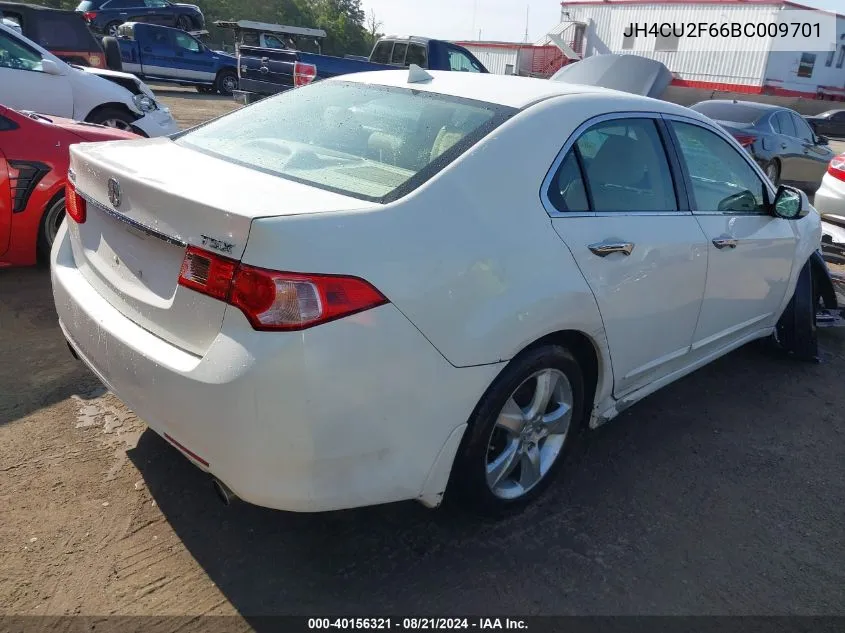 2011 Acura Tsx 2.4 VIN: JH4CU2F66BC009701 Lot: 40156321