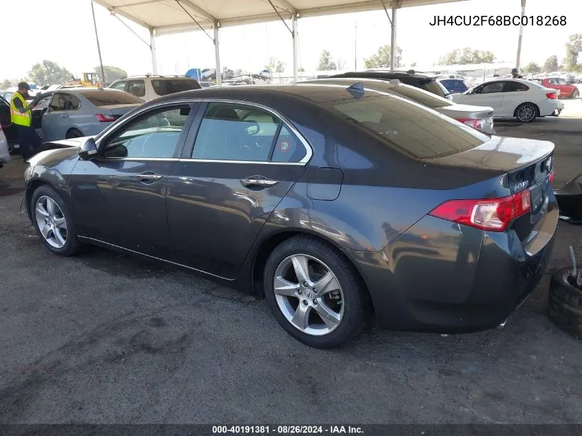 2011 Acura Tsx 2.4 VIN: JH4CU2F68BC018268 Lot: 40191381