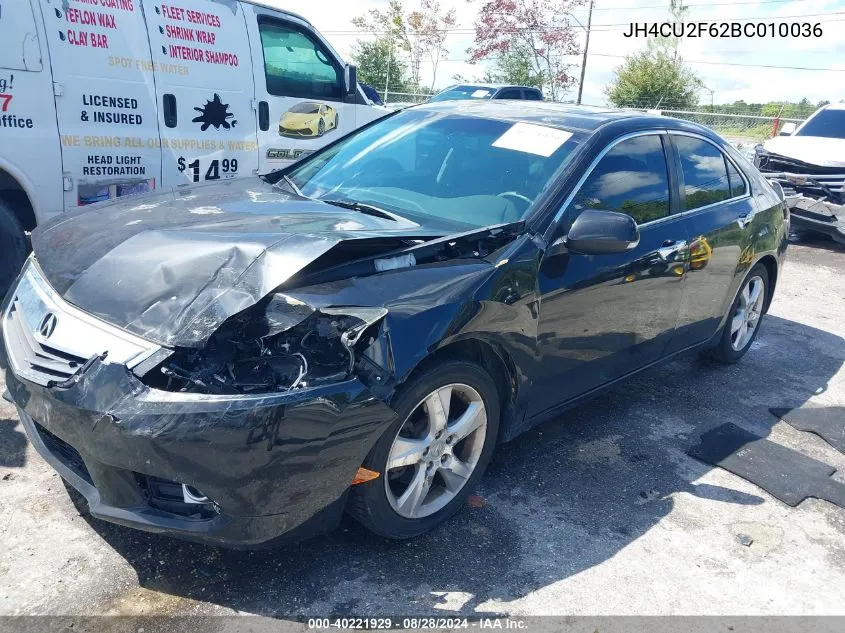 JH4CU2F62BC010036 2011 Acura Tsx 2.4