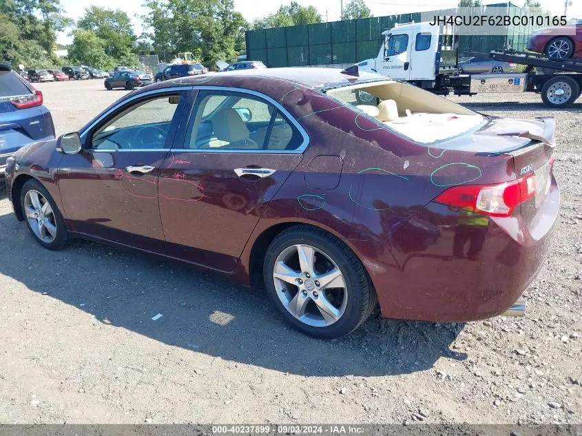 2011 Acura Tsx 2.4 VIN: JH4CU2F62BC010165 Lot: 40237899