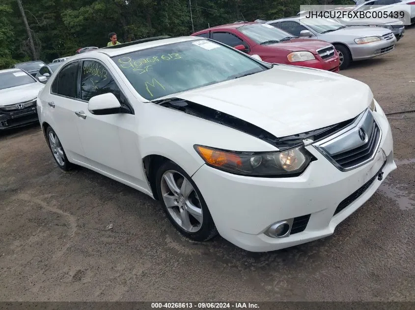 2011 Acura Tsx 2.4 VIN: JH4CU2F6XBC005439 Lot: 40268613