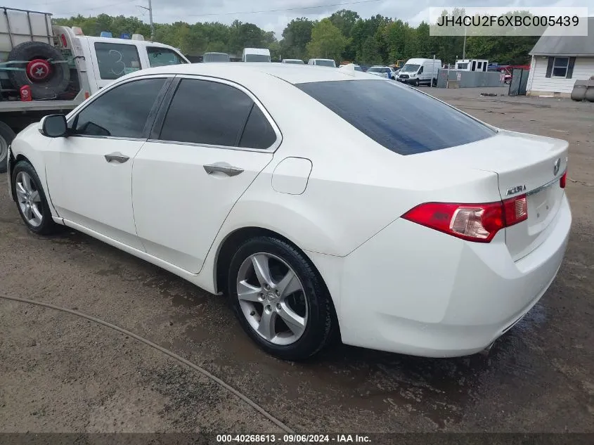 2011 Acura Tsx 2.4 VIN: JH4CU2F6XBC005439 Lot: 40268613