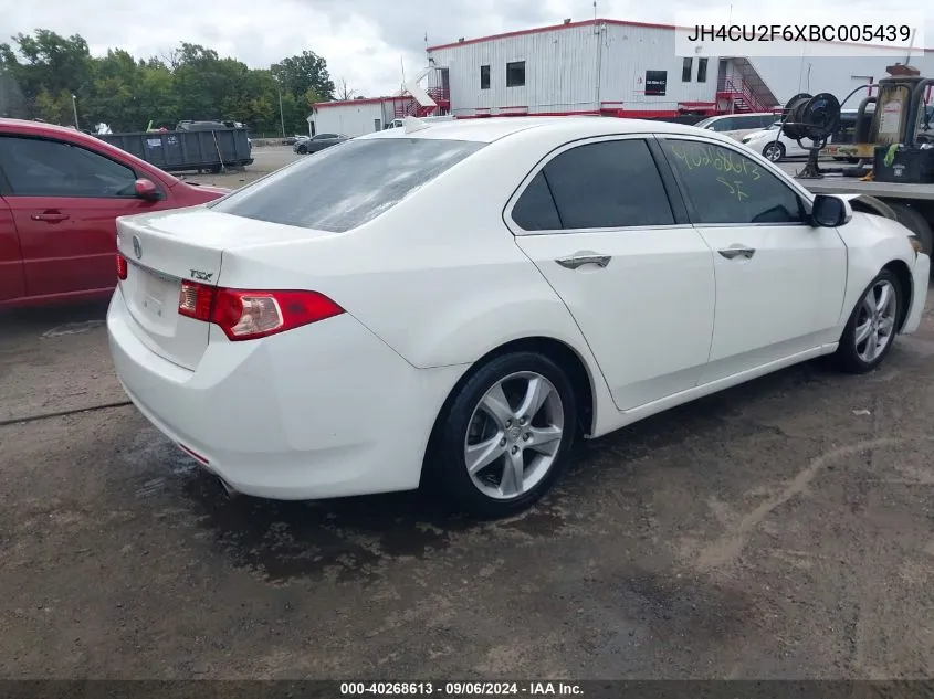 2011 Acura Tsx 2.4 VIN: JH4CU2F6XBC005439 Lot: 40268613