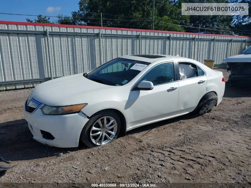 2011 Acura Tsx 2.4 VIN: JH4CU2F61BC010075 Lot: 40333868