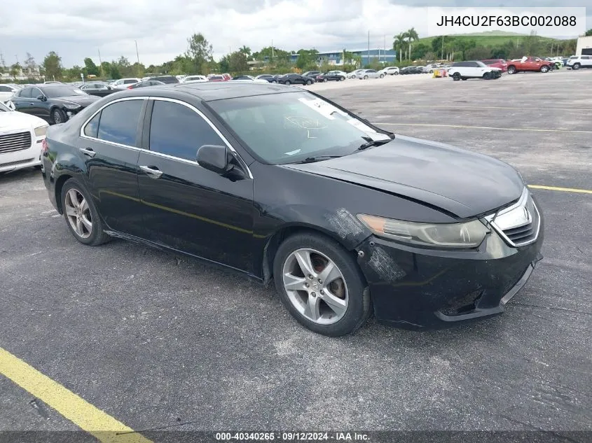 JH4CU2F63BC002088 2011 Acura Tsx 2.4