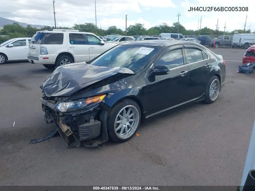 2011 Acura Tsx 2.4 VIN: JH4CU2F66BC005308 Lot: 40347539