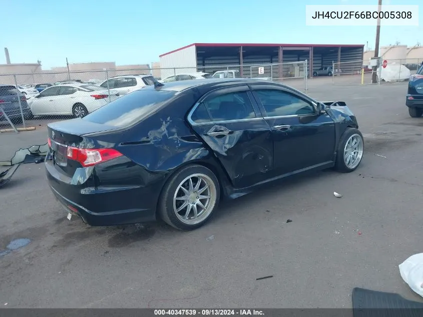 2011 Acura Tsx 2.4 VIN: JH4CU2F66BC005308 Lot: 40347539