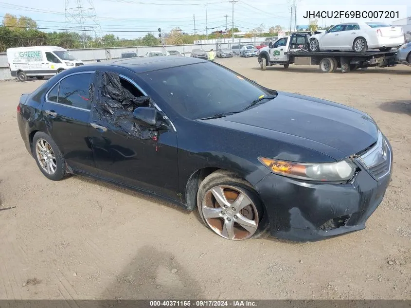 2011 Acura Tsx 2.4 VIN: JH4CU2F69BC007201 Lot: 40371165