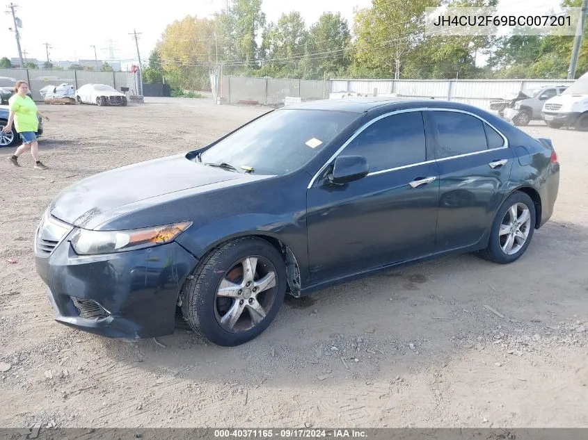 2011 Acura Tsx 2.4 VIN: JH4CU2F69BC007201 Lot: 40371165