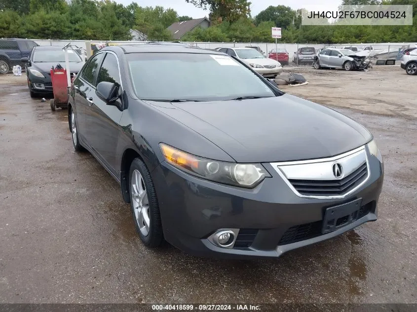 JH4CU2F67BC004524 2011 Acura Tsx 2.4