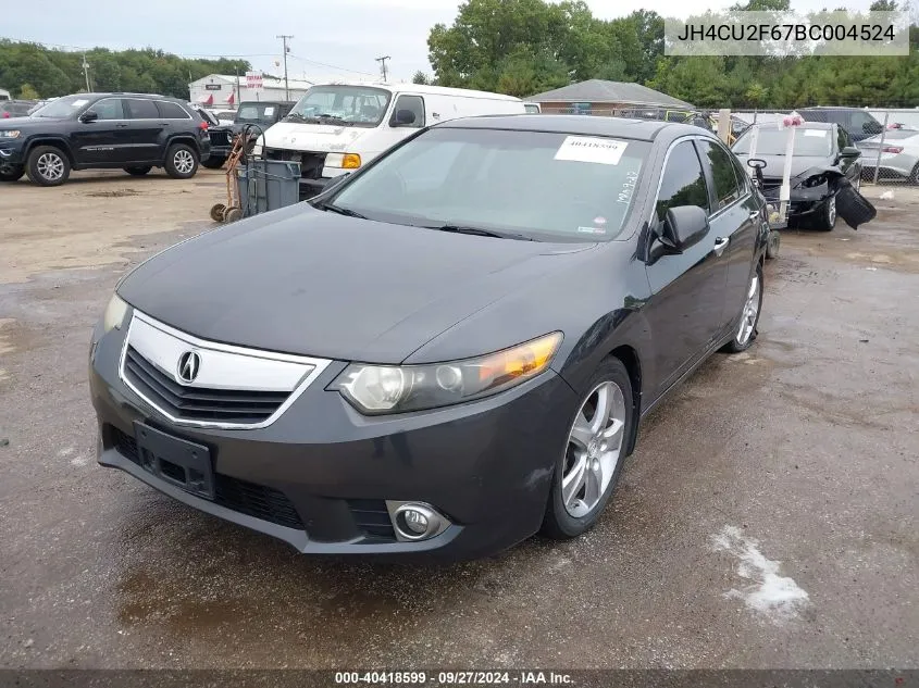 JH4CU2F67BC004524 2011 Acura Tsx 2.4