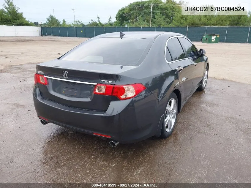 JH4CU2F67BC004524 2011 Acura Tsx 2.4