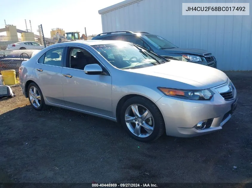 JH4CU2F68BC017492 2011 Acura Tsx 2.4