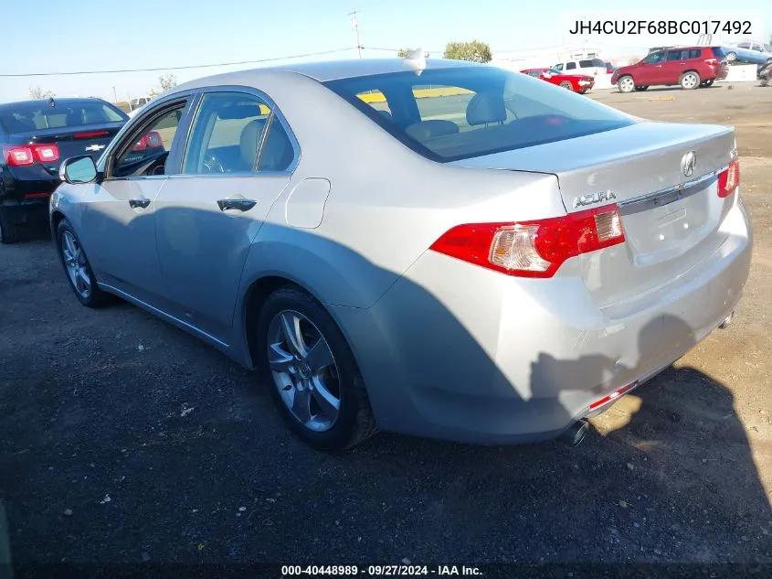 JH4CU2F68BC017492 2011 Acura Tsx 2.4