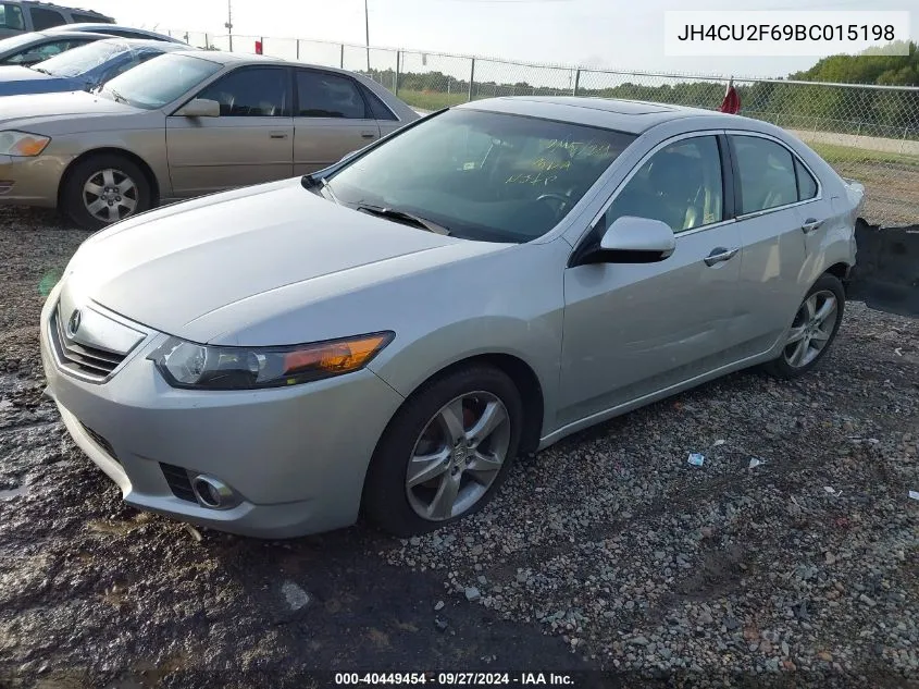 2011 Acura Tsx 2.4 VIN: JH4CU2F69BC015198 Lot: 40449454