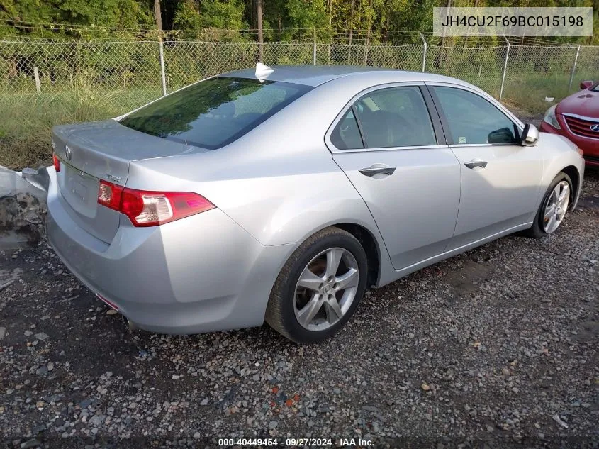 2011 Acura Tsx 2.4 VIN: JH4CU2F69BC015198 Lot: 40449454