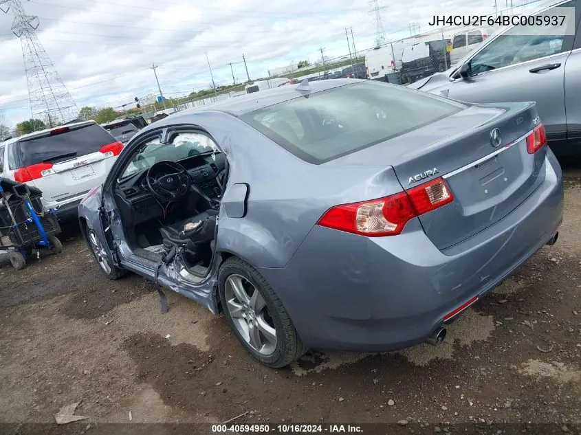 2011 Acura Tsx 2.4 VIN: JH4CU2F64BC005937 Lot: 40594950