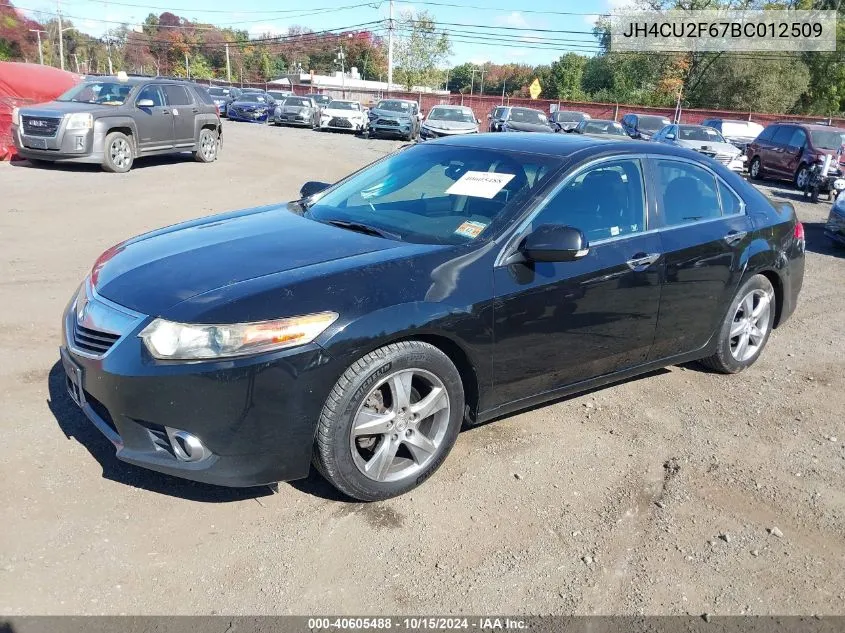 2011 Acura Tsx 2.4 VIN: JH4CU2F67BC012509 Lot: 40605488