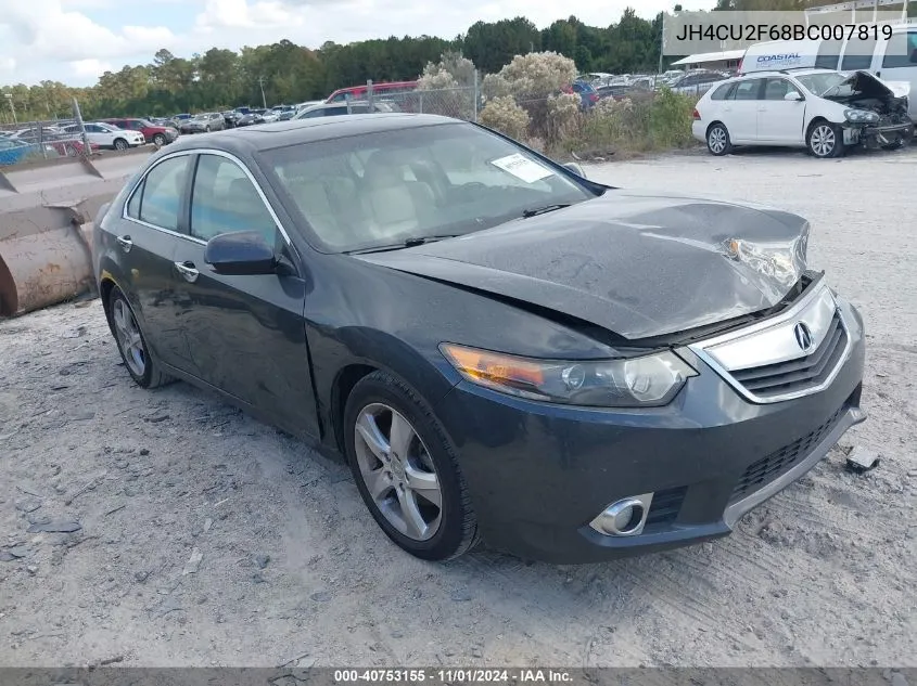 2011 Acura Tsx 2.4 VIN: JH4CU2F68BC007819 Lot: 40753155