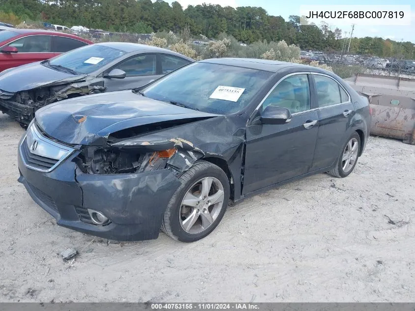 2011 Acura Tsx 2.4 VIN: JH4CU2F68BC007819 Lot: 40753155