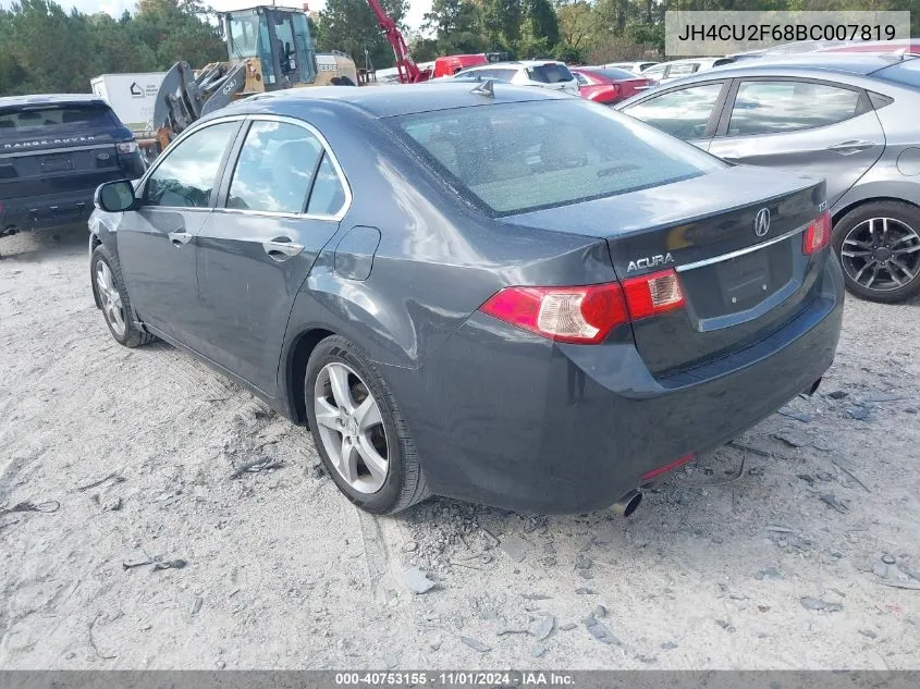 2011 Acura Tsx 2.4 VIN: JH4CU2F68BC007819 Lot: 40753155