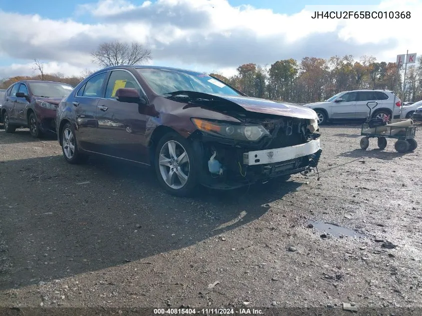 2011 Acura Tsx 2.4 VIN: JH4CU2F65BC010368 Lot: 40815404