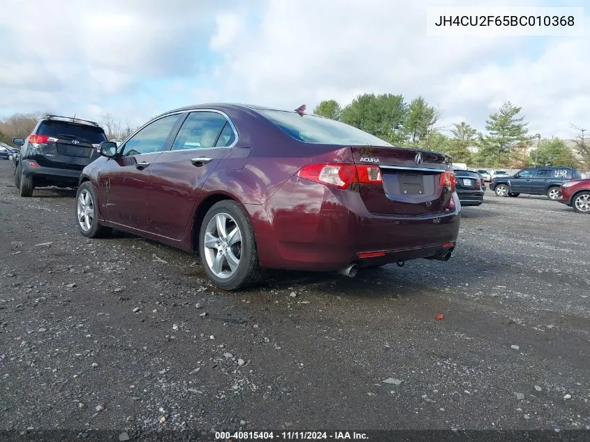 2011 Acura Tsx 2.4 VIN: JH4CU2F65BC010368 Lot: 40815404