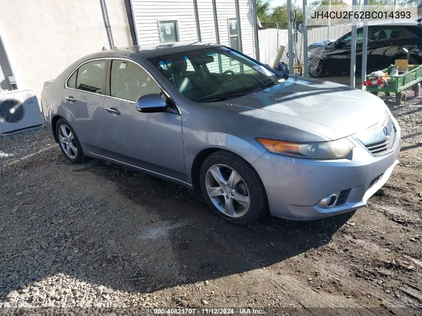 2011 Acura Tsx 2.4 VIN: JH4CU2F62BC014393 Lot: 40821707