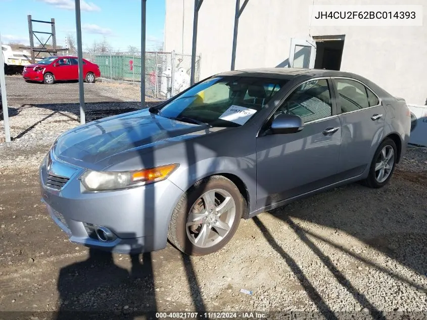 2011 Acura Tsx 2.4 VIN: JH4CU2F62BC014393 Lot: 40821707