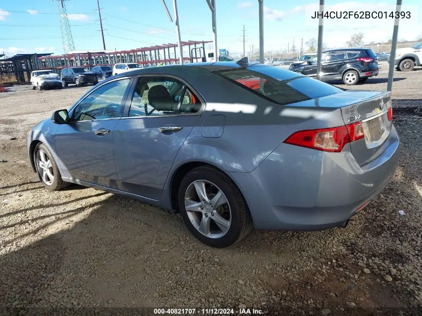 2011 Acura Tsx 2.4 VIN: JH4CU2F62BC014393 Lot: 40821707